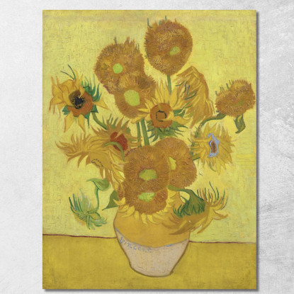 Girasoli Vincent van Gogh vvg328 quadro stampato su tela