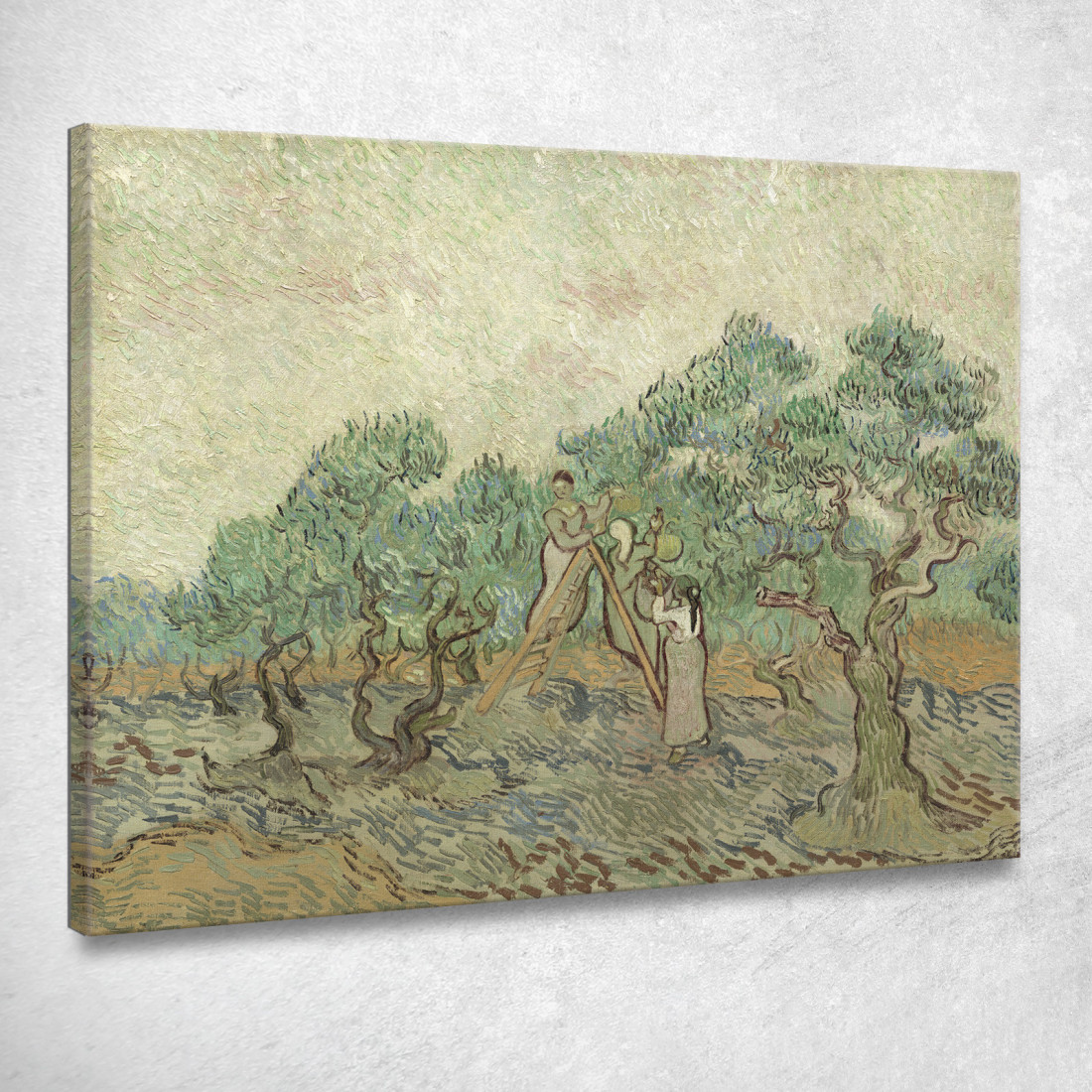 L'Oliveto 1889 Vincent van Gogh vvg329 quadro stampato su tela L'Oliveto 1889 Vincent van Gogh vvg329 quadro stampato su tela
