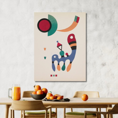 11 Dipinti E 7 Poesie Wassily Kandinsky wk2 quadro stampato su tela