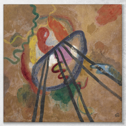 Stivale Wassily Kandinsky wk28 quadro stampato su tela