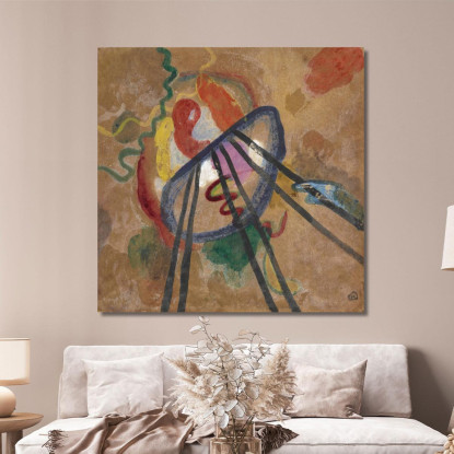 Stivale Wassily Kandinsky wk28 quadro stampato su tela