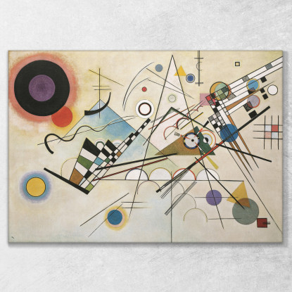 Composizioneviii Wassily Kandinsky wk38 quadro stampato su tela