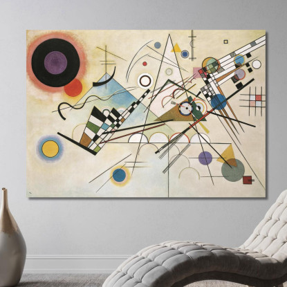 Composizioneviii Wassily Kandinsky wk38 quadro stampato su tela