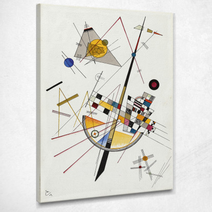 Tensione Delicata Wassily Kandinsky wk43 quadro stampato su tela