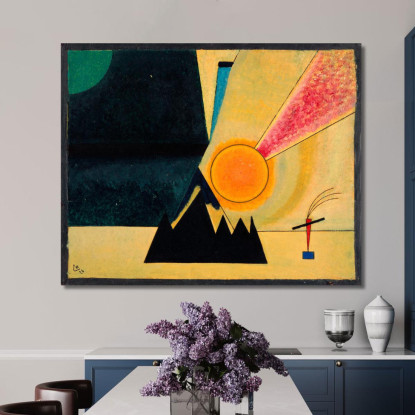 Sviluppo Wassily Kandinsky wk49 quadro stampato su tela