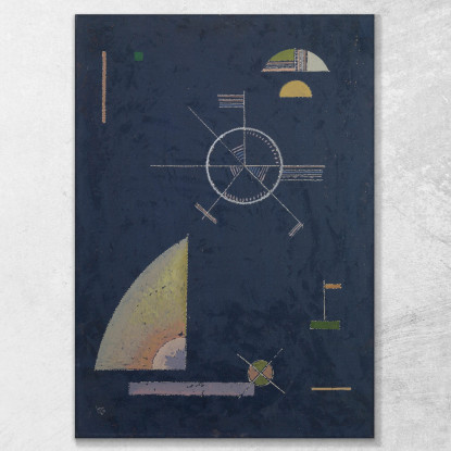 Grigio Opaco Wassily Kandinsky wk53 quadro stampato su tela