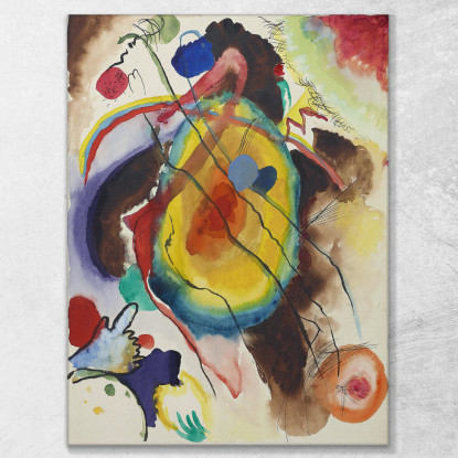 Progetto Per Un Murale Per Edwin R. Campbell Wassily Kandinsky wk60 quadro stampato su tela