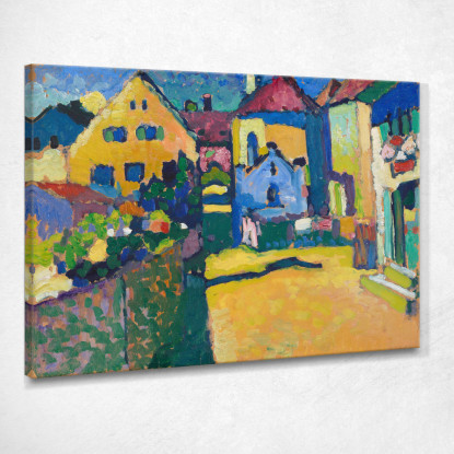 Via Verde A Murnau Wassily Kandinsky wk70 quadro stampato su tela