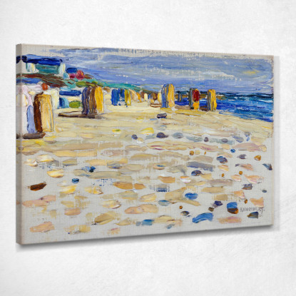 Sedie Da Spiaggia Olandesi Wassily Kandinsky wk74 quadro stampato su tela