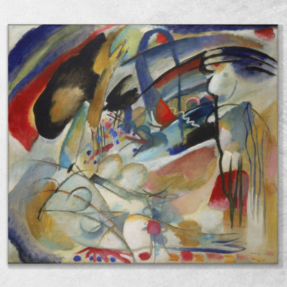 Improvvisazione 33 Orient 1 1913 Wassily Kandinsky wk89 quadro stampato su tela