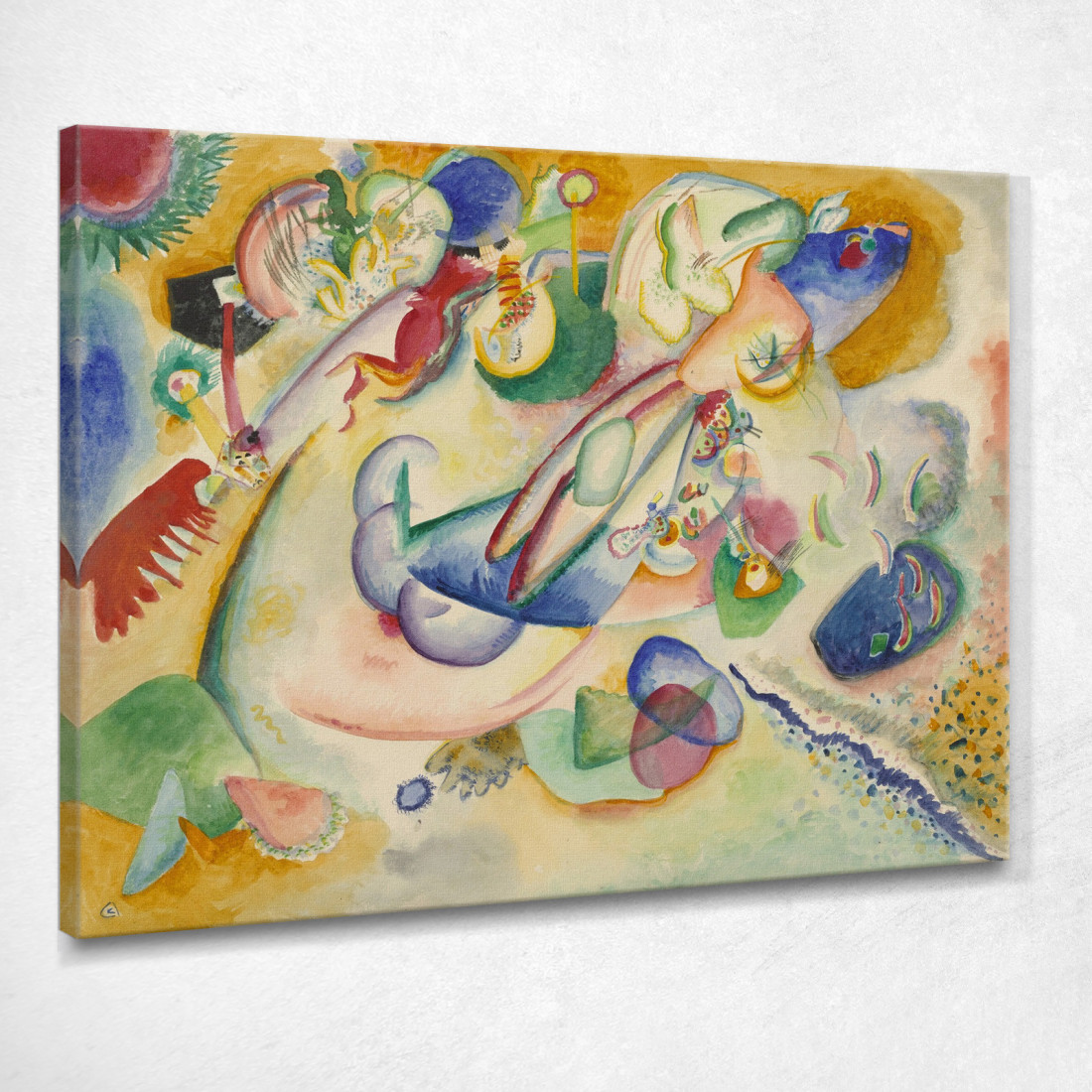 Improvvisazione Wassily Kandinsky wk97 quadro stampato su tela