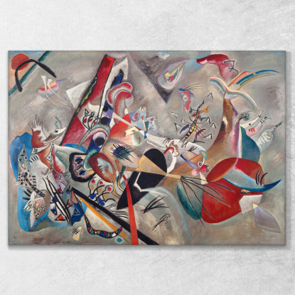 Nel Grigio 1919 Wassily Kandinsky wk98 quadro stampato su tela