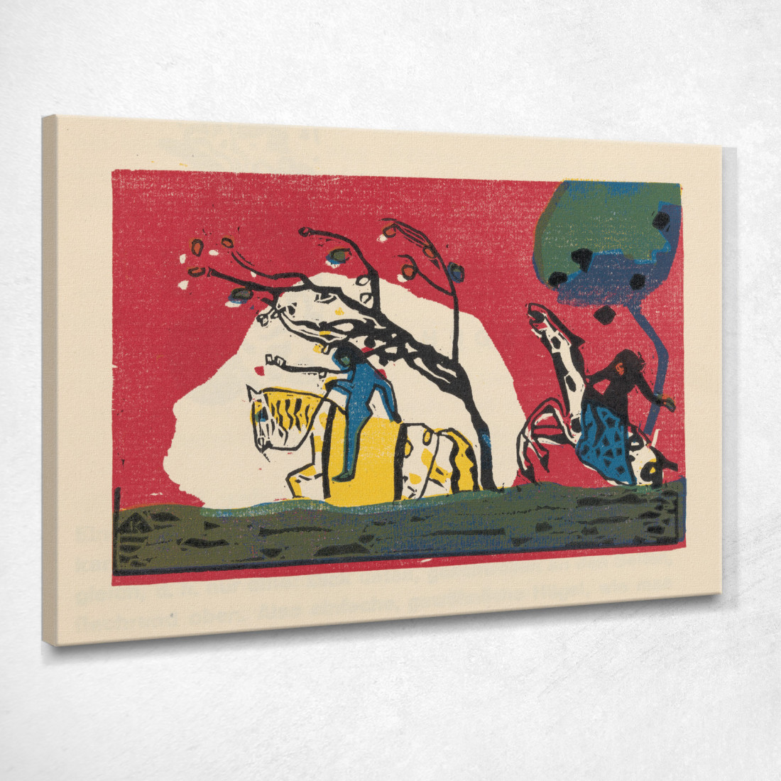 Suoni Pl.01 Wassily Kandinsky wk117 quadro stampato su tela Suoni Pl.01 Wassily Kandinsky wk117 quadro stampato su tela