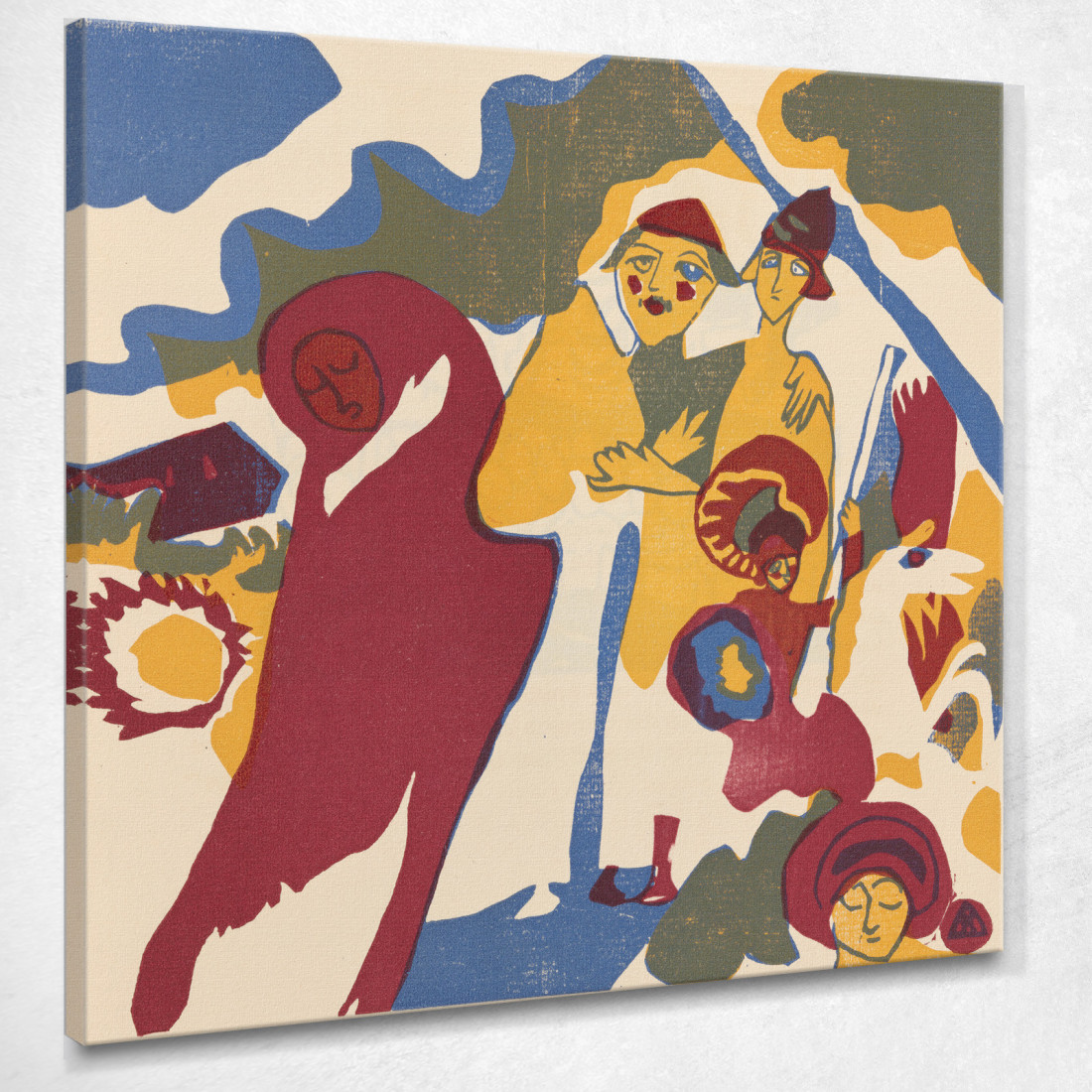 Suona Pl.07 Wassily Kandinsky wk123 quadro stampato su tela Suona Pl.07 Wassily Kandinsky wk123 quadro stampato su tela