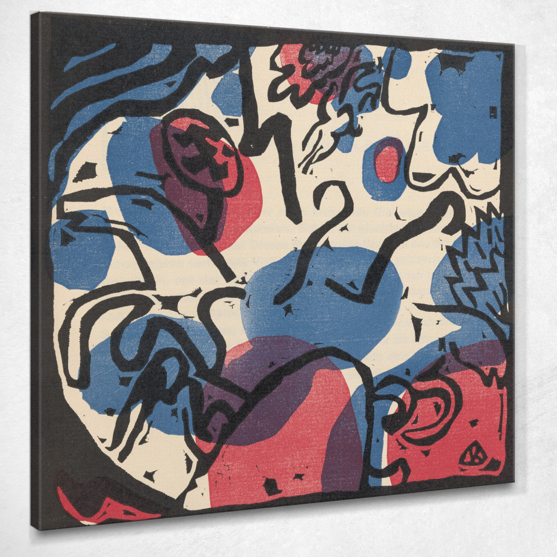 Suona Pl.15 Wassily Kandinsky wk130 quadro stampato su tela Suona Pl.15 Wassily Kandinsky wk130 quadro stampato su tela