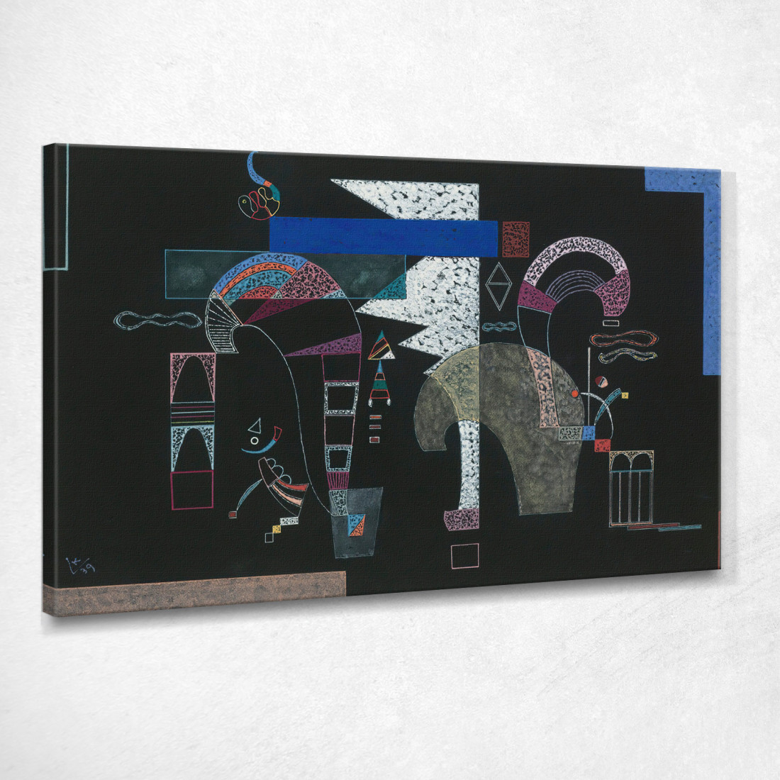 La Forma Bianca 2 Wassily Kandinsky wk143 quadro stampato su tela La Forma Bianca 2 Wassily Kandinsky wk143 quadro stampato su tela