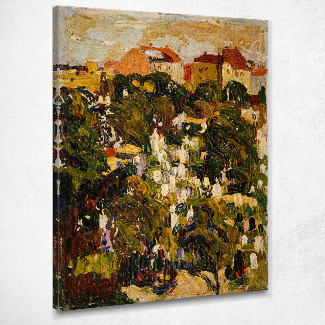 Monaco Di Baviera Il Cimitero Del Nord 1903 Wassily Kandinsky wk162 quadro stampato su tela Monaco Di Baviera Il Cimitero Del Nord 1903 Wassily Kandinsky wk162 quadro stampato su tela