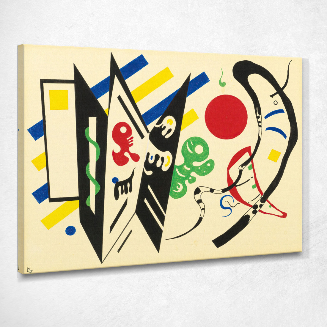 Reciproco Wassily Kandinsky wk201 quadro stampato su tela Reciproco Wassily Kandinsky wk201 quadro stampato su tela