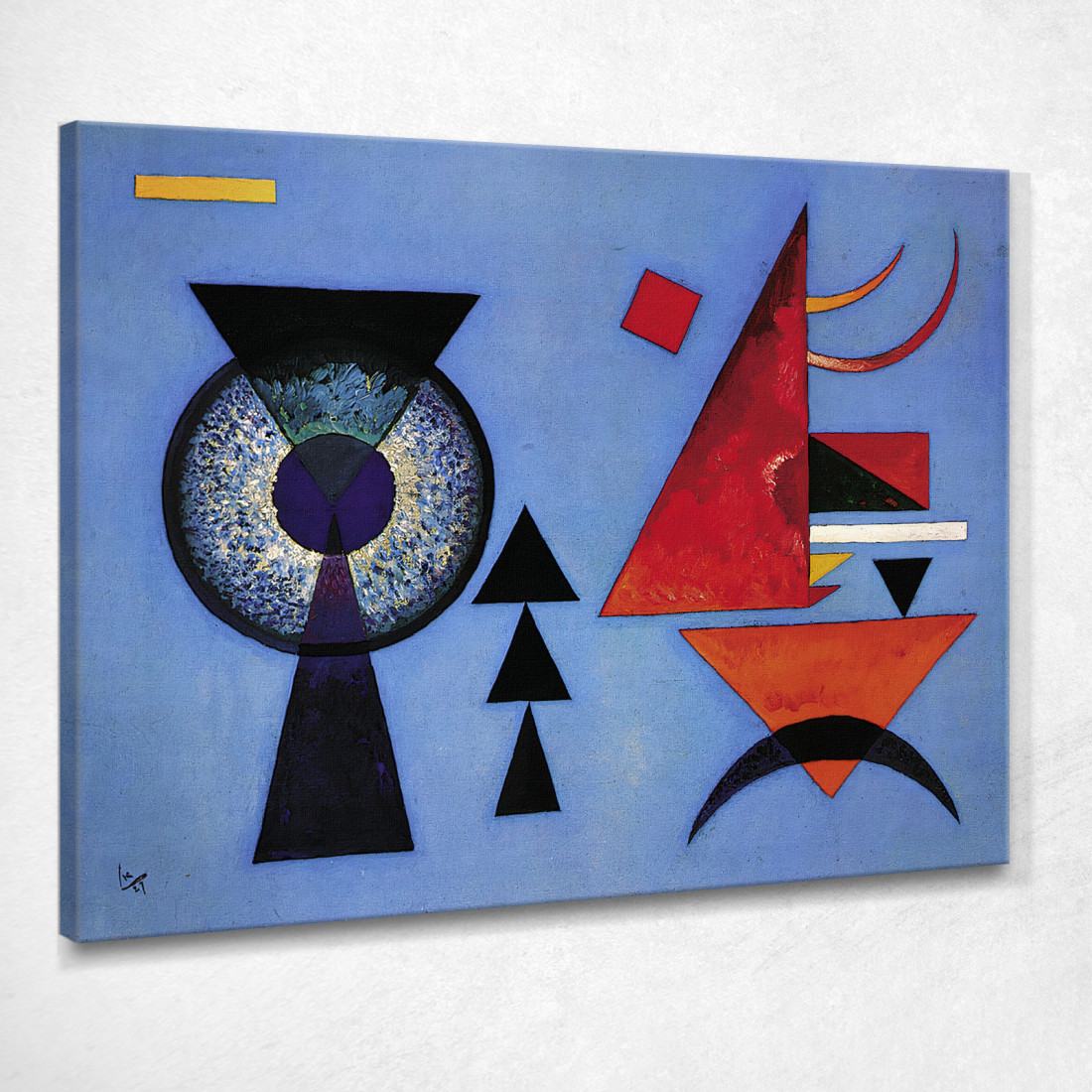 Morbido Duro 1927 Wassily Kandinsky wk215 quadro stampato su tela Morbido Duro 1927 Wassily Kandinsky wk215 quadro stampato su tela