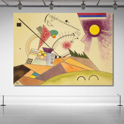 Studio Per Il Riposo In Movimento Wassily Kandinsky wk222 quadro stampato su tela