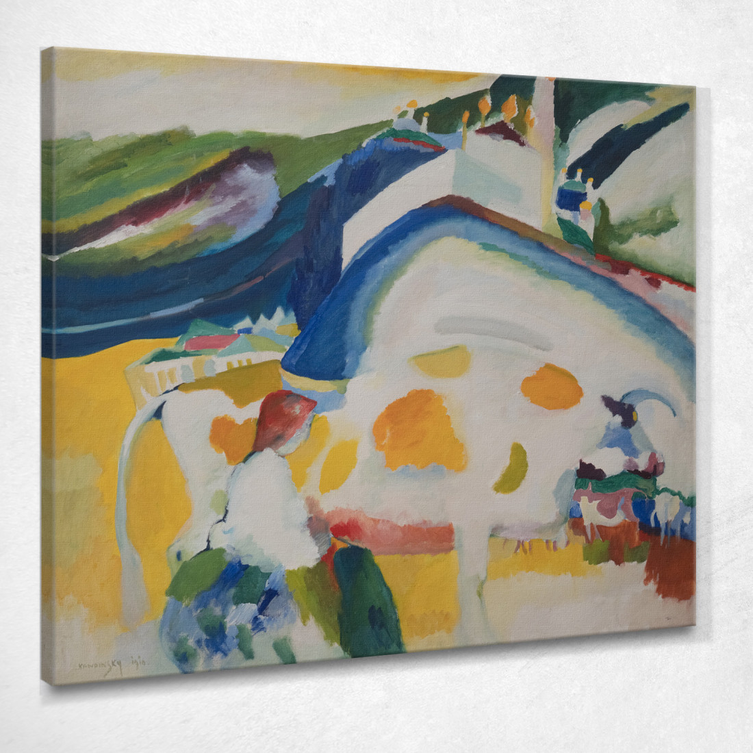 La Mucca Wassily Kandinsky wk231 quadro stampato su tela La Mucca Wassily Kandinsky wk231 quadro stampato su tela