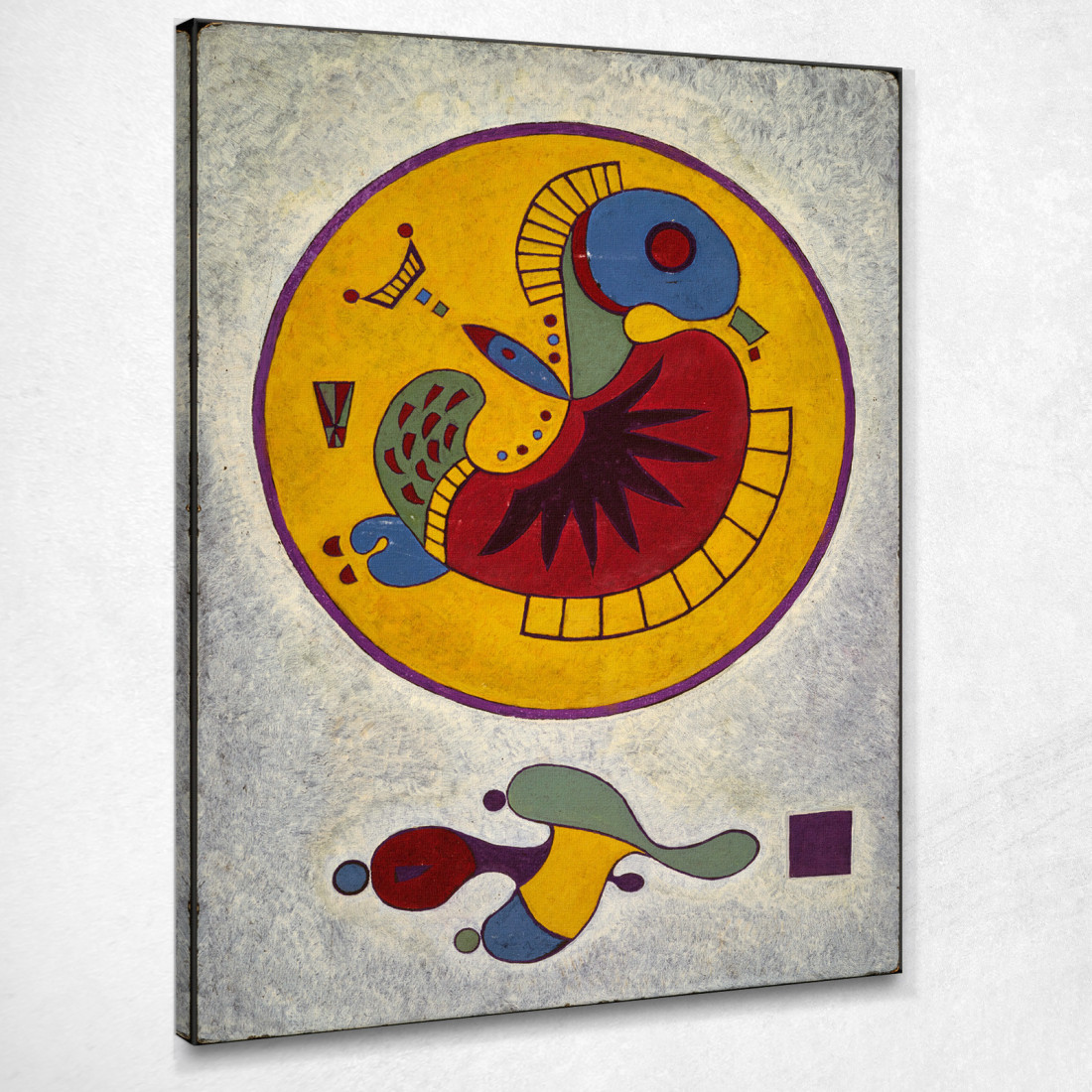 Senza Titolo 1944 Wassily Kandinsky wk244 quadro stampato su tela Senza Titolo 1944 Wassily Kandinsky wk244 quadro stampato su tela