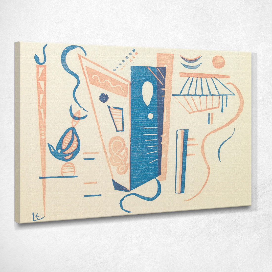 Senza Titolo Dal Xxe Siècle Wassily Kandinsky wk246 quadro stampato su tela Senza Titolo Dal Xxe Siècle Wassily Kandinsky wk246 quadro stampato su tela