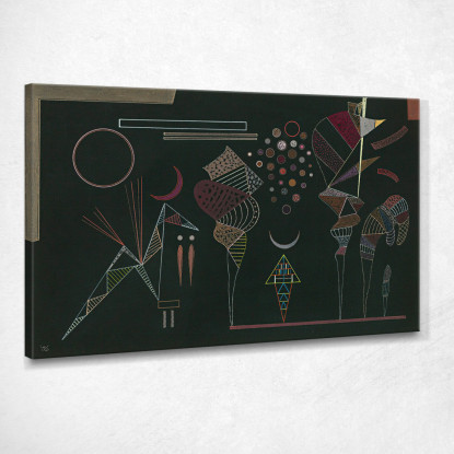 Studio Per Contrasti Ridotti Wassily Kandinsky wk291 quadro stampato su tela