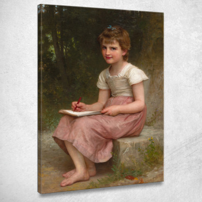 Una Chiamata William Bouguereau wbg1 quadro stampato su tela