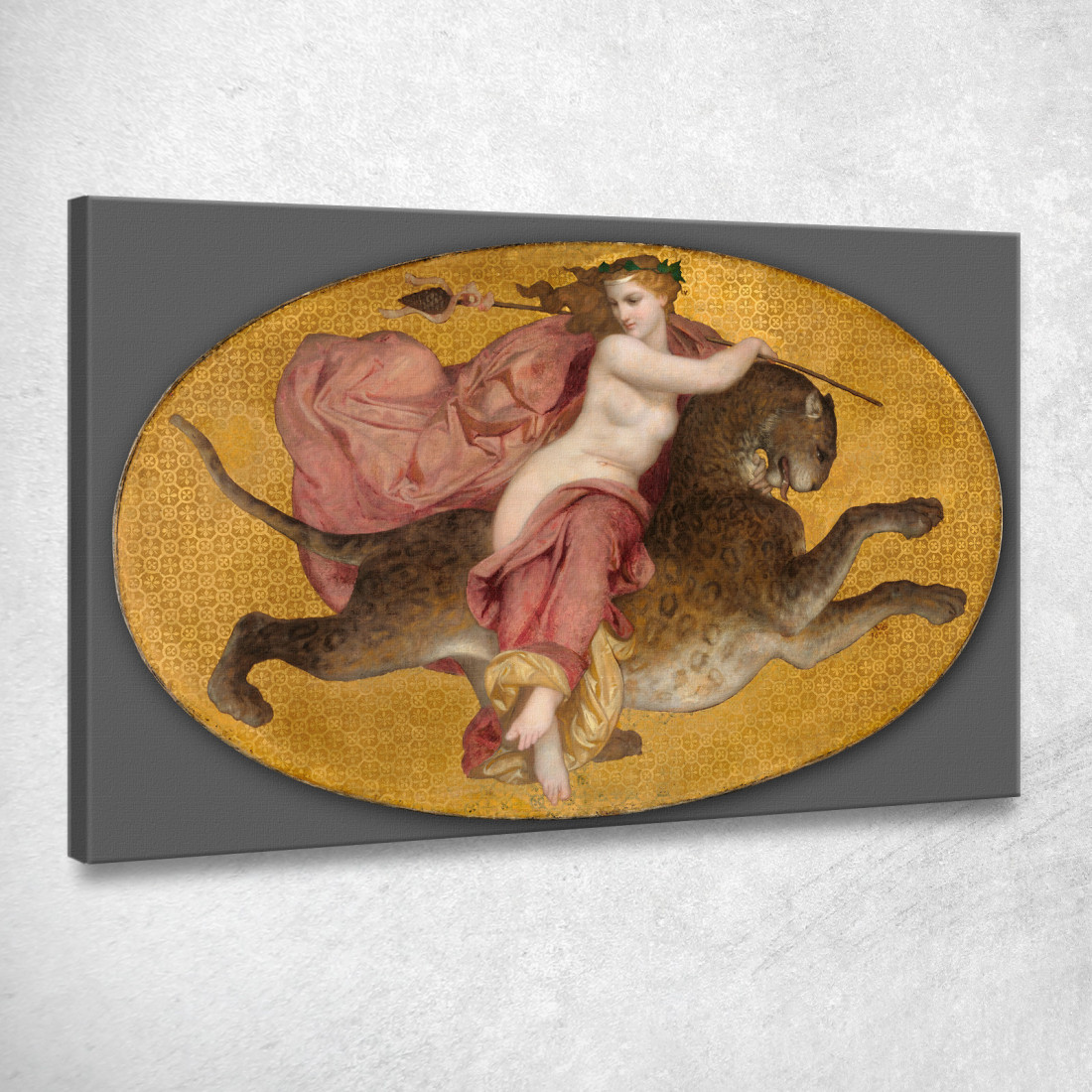 Baccante Su Una Pantera William Bouguereau wbg16 quadro stampato su tela Baccante Su Una Pantera William Bouguereau wbg16 quadro stampato su tela