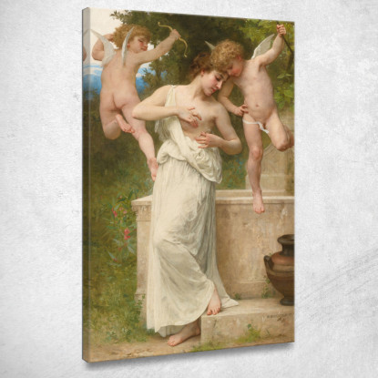 Ferite D'Amore William Bouguereau wbg22 quadro stampato su tela