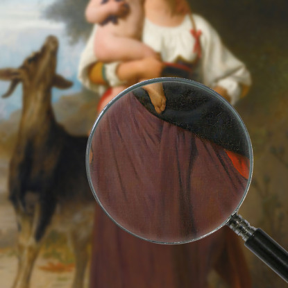 Lussuria William Bouguereau wbg28 quadro stampato su tela