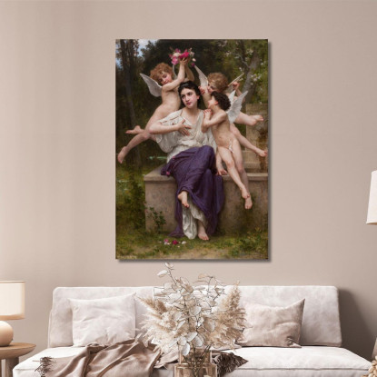 Sogno Di Primavera Sogno Di Primavera William Bouguereau wbg32 quadro stampato su tela