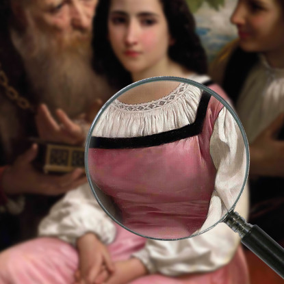 Tra Ricchezza E Amore William Bouguereau wbg34 quadro stampato su tela