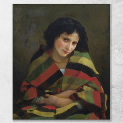 Freddolosa William Bouguereau wbg42 quadro stampato su tela