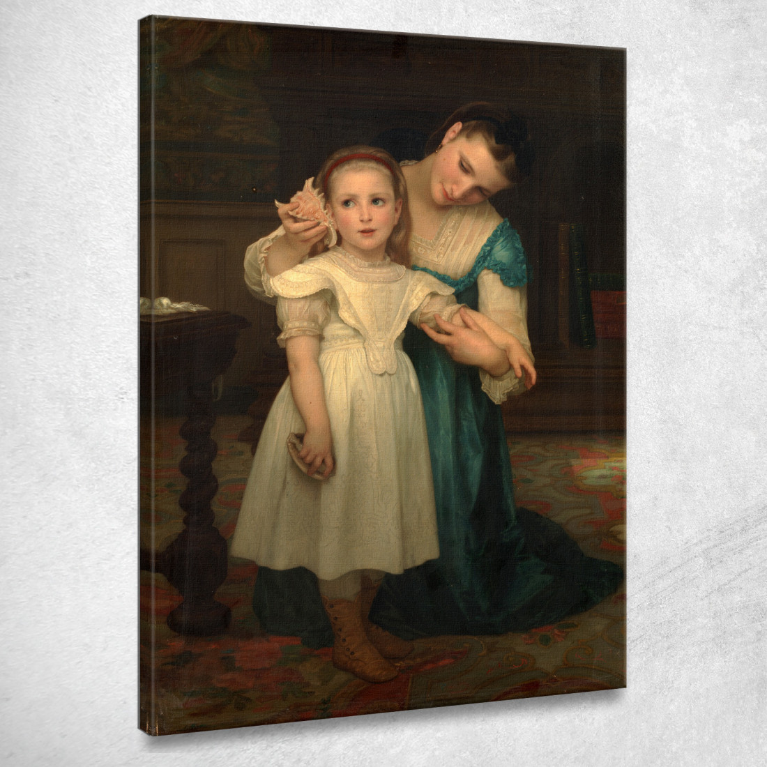 Al Chiuso William Bouguereau wbg48 quadro stampato su tela Al Chiuso William Bouguereau wbg48 quadro stampato su tela