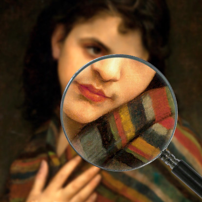 Quello Freddoloso William Bouguereau wbg62 quadro stampato su tela