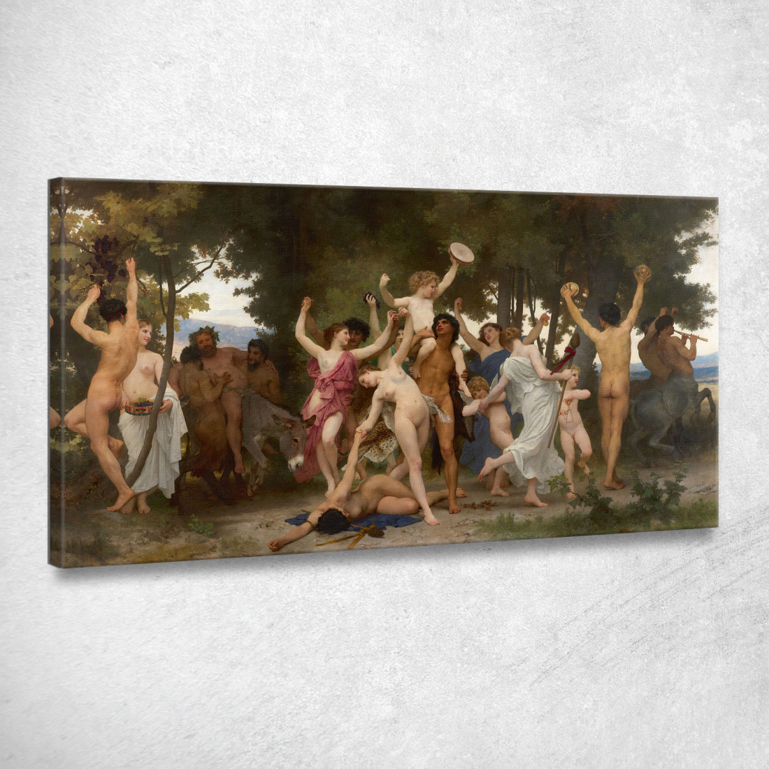 La Giovinezza Di Bacco William Bouguereau wbg64 quadro stampato su tela La Giovinezza Di Bacco William Bouguereau wbg64 quadro stampato su tela