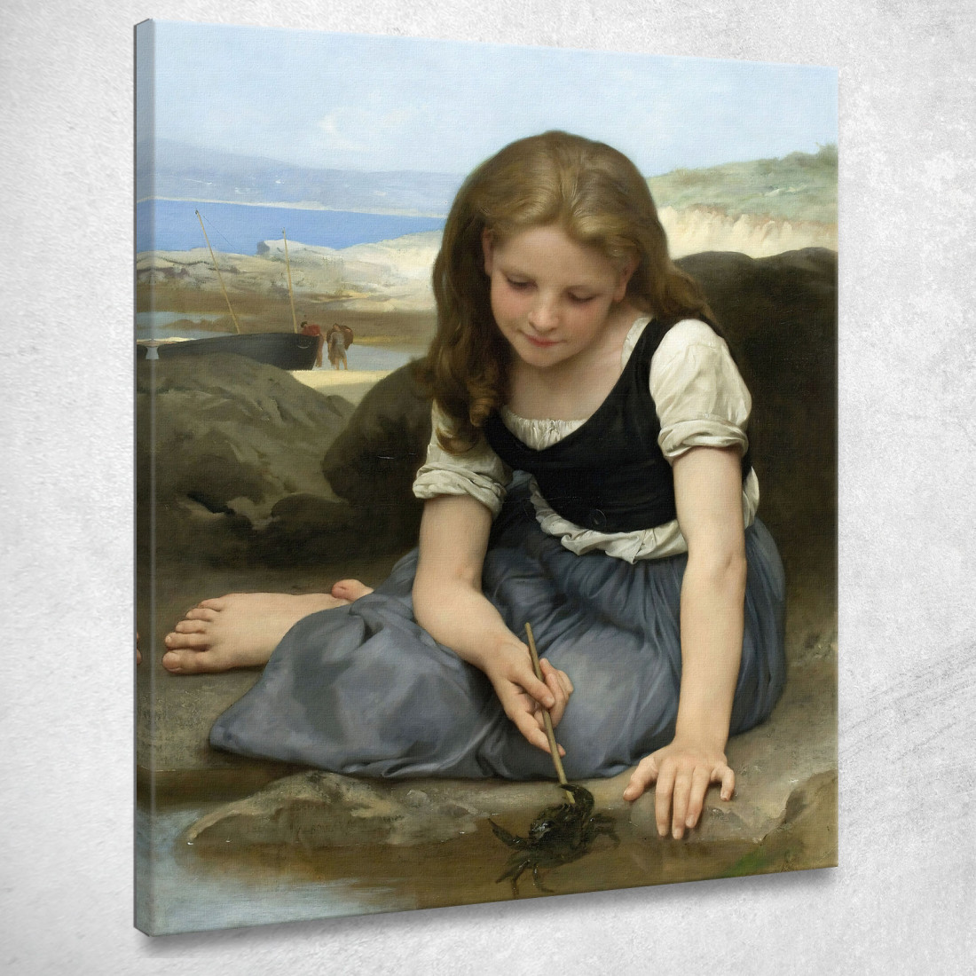 Il Granchio William Bouguereau wbg79 quadro stampato su tela Il Granchio William Bouguereau wbg79 quadro stampato su tela