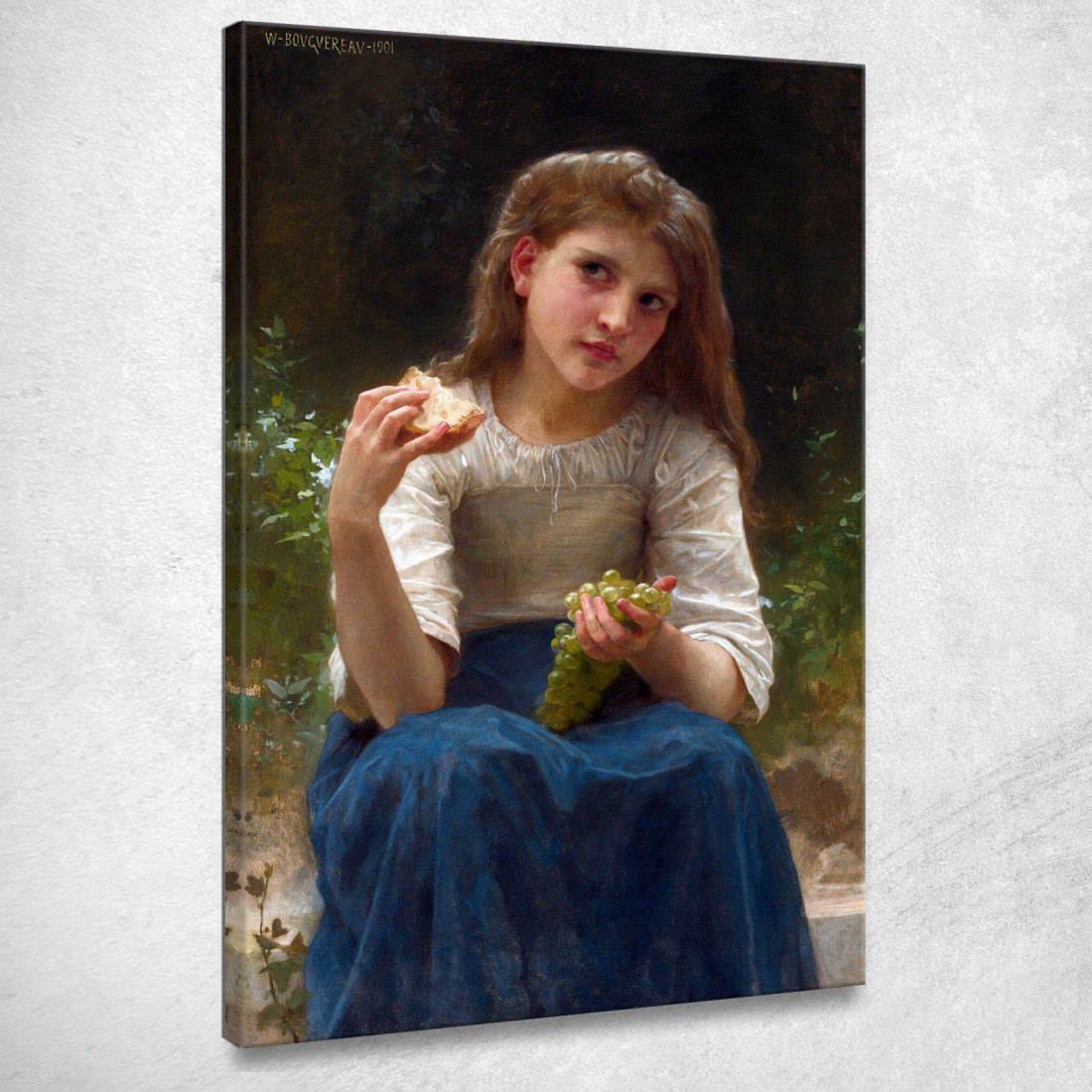 Tè Del Pomeriggio William Bouguereau wbg82 quadro stampato su tela Tè Del Pomeriggio William Bouguereau wbg82 quadro stampato su tela