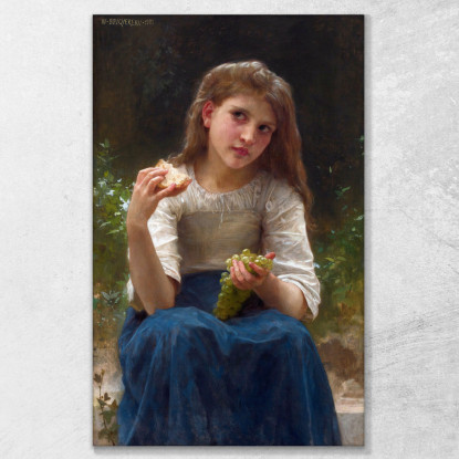 Tè Del Pomeriggio William Bouguereau wbg82 quadro stampato su tela