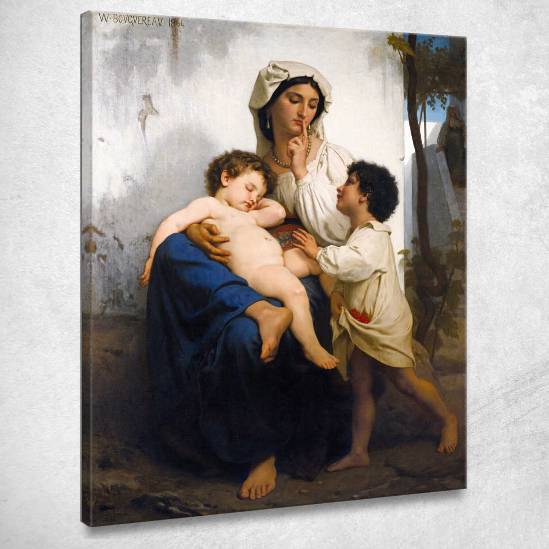 Il Sonno William Bouguereau wbg91 quadro stampato su tela Il Sonno William Bouguereau wbg91 quadro stampato su tela