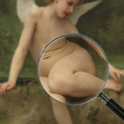 L'Amore Alla Spina William Bouguereau wbg107 quadro stampato su tela