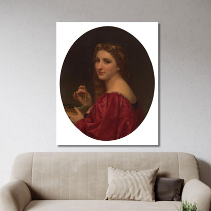 Margherita William Bouguereau wbg115 quadro stampato su tela