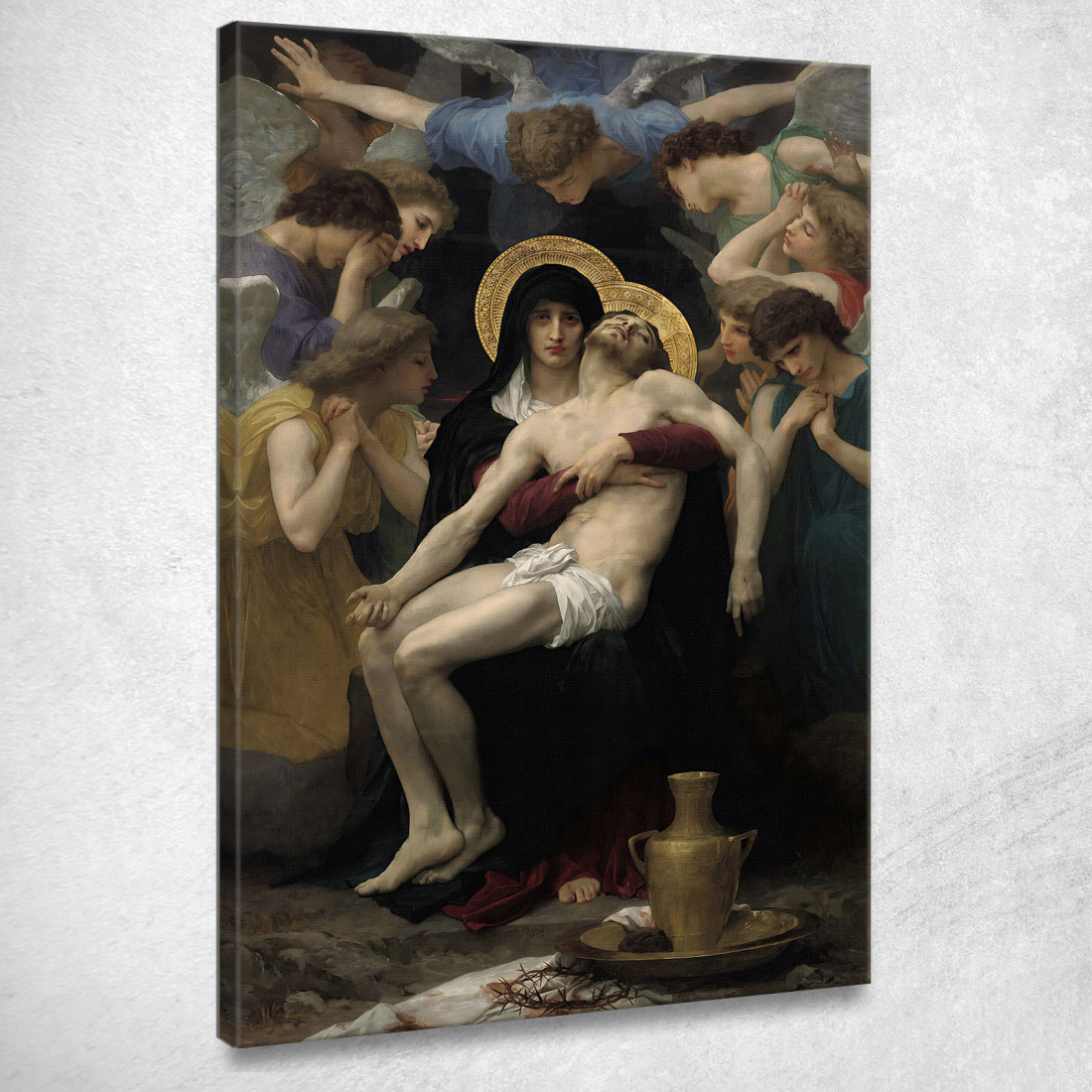 Pietà William Bouguereau wbg126 quadro stampato su tela Pietà William Bouguereau wbg126 quadro stampato su tela