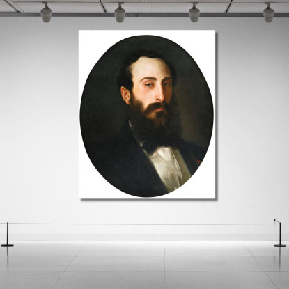 Ritratto Di Fernando Bartholoni William Bouguereau wbg130 quadro stampato su tela