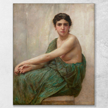 Riflessione William Bouguereau wbg141 quadro stampato su tela