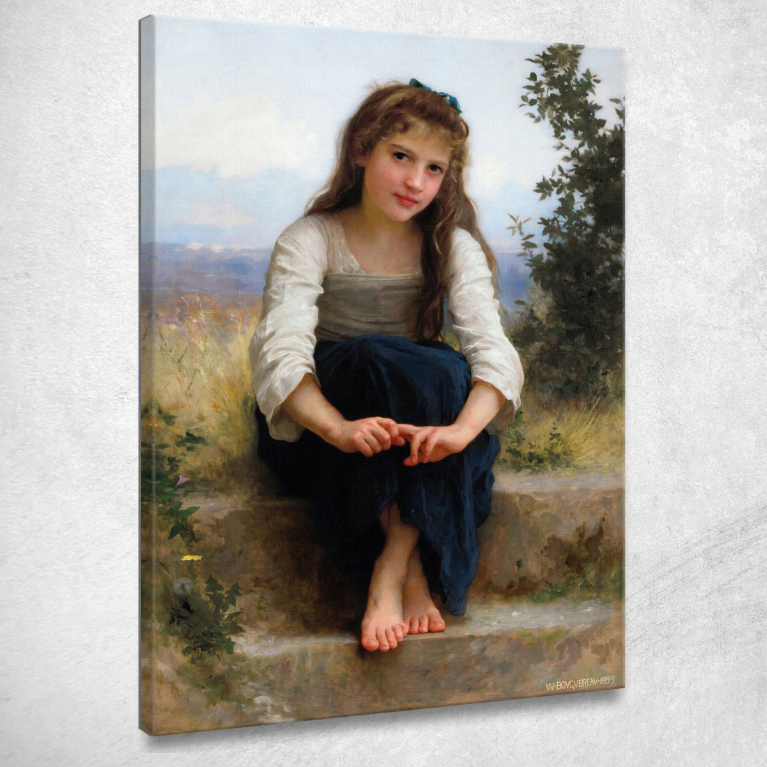 Fantasticheria William Bouguereau wbg143 quadro stampato su tela Fantasticheria William Bouguereau wbg143 quadro stampato su tela