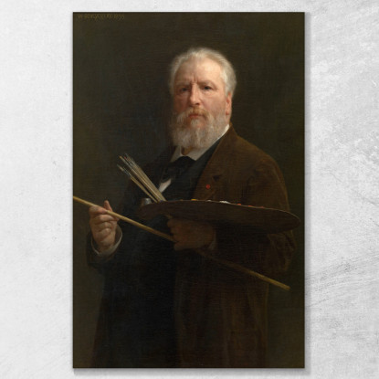 Auto Ritratto William Bouguereau wbg146 quadro stampato su tela