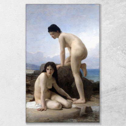 I Bagnanti William Bouguereau wbg153 quadro stampato su tela